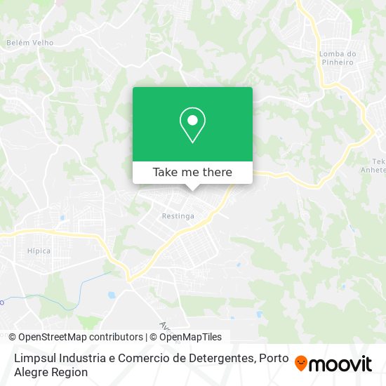 Mapa Limpsul Industria e Comercio de Detergentes