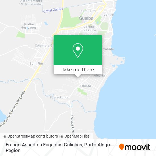 Frango Assado a Fuga das Galinhas map