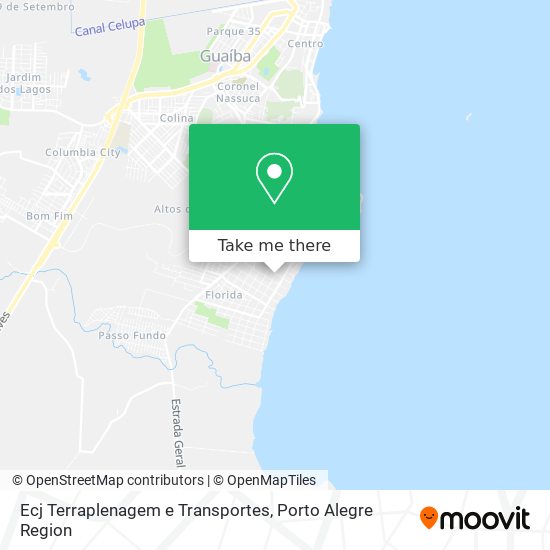 Ecj Terraplenagem e Transportes map