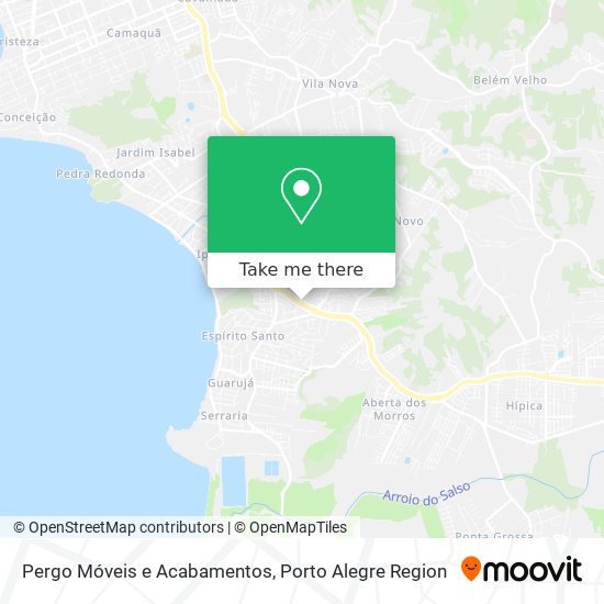 Pergo Móveis e Acabamentos map