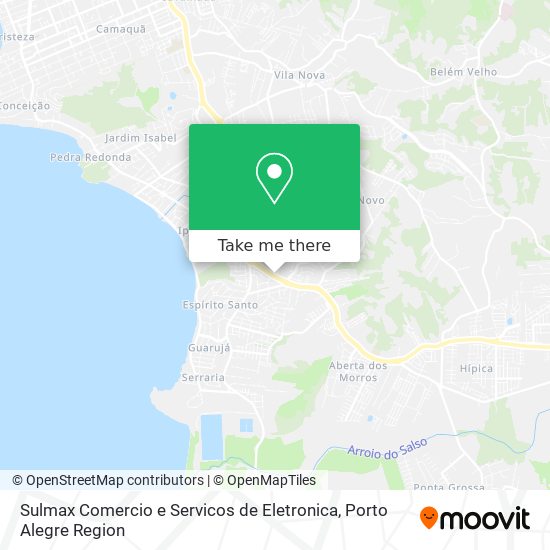 Mapa Sulmax Comercio e Servicos de Eletronica