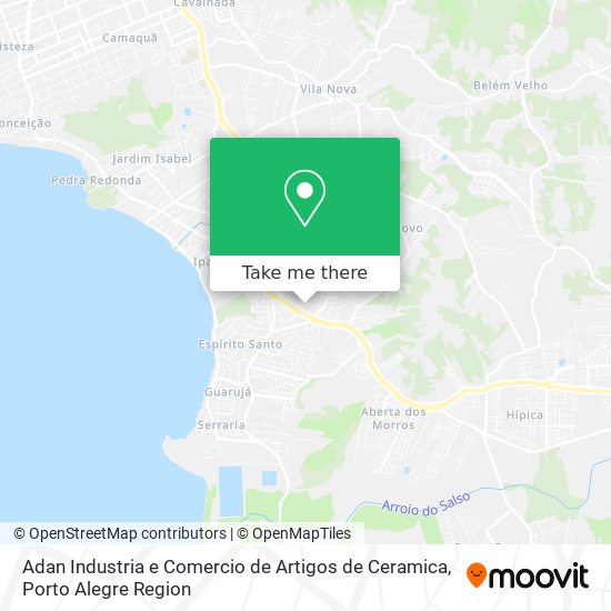 Adan Industria e Comercio de Artigos de Ceramica map