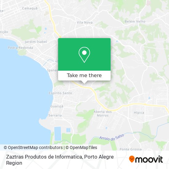 Zaztras Produtos de Informatica map