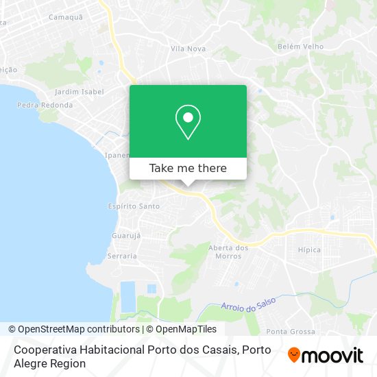 Cooperativa Habitacional Porto dos Casais map