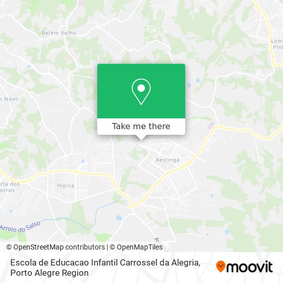 Escola de Educacao Infantil Carrossel da Alegria map