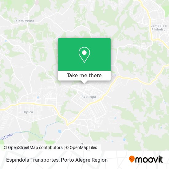 Mapa Espindola Transportes