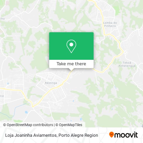 Loja Joaninha Aviamentos map