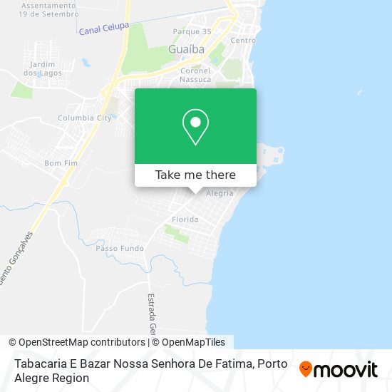 Tabacaria E Bazar Nossa Senhora De Fatima map