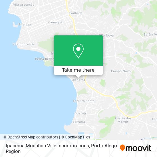 Ipanema Mountain Ville Incorporacoes map