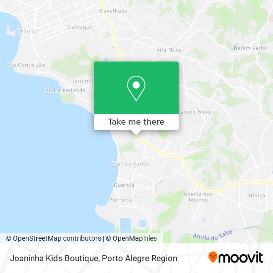 Mapa Joaninha Kids Boutique