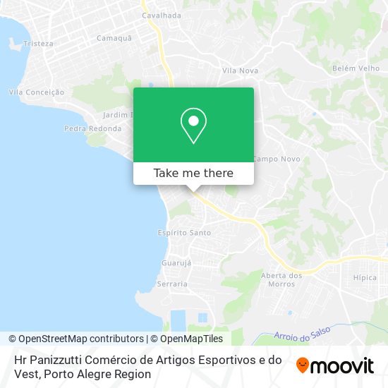 Hr Panizzutti Comércio de Artigos Esportivos e do Vest map