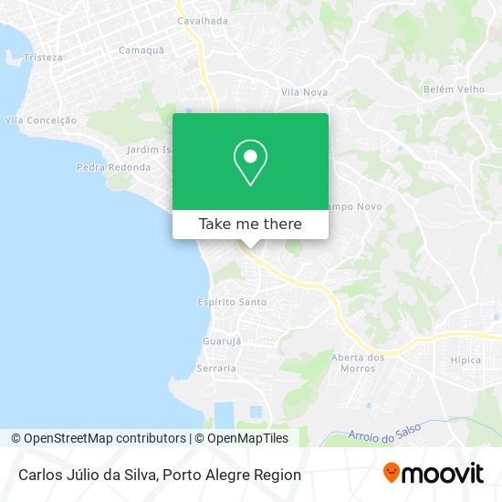 Carlos Júlio da Silva map