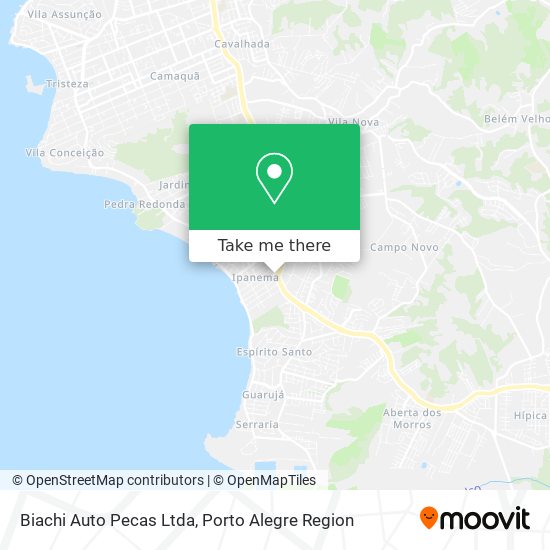 Mapa Biachi Auto Pecas Ltda