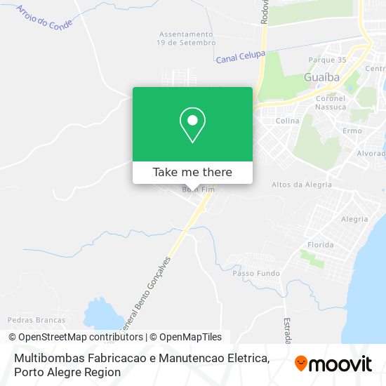 Mapa Multibombas Fabricacao e Manutencao Eletrica