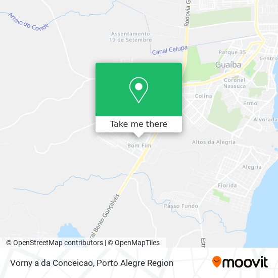 Vorny a da Conceicao map