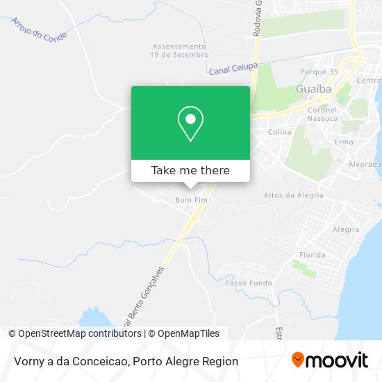 Mapa Vorny a da Conceicao