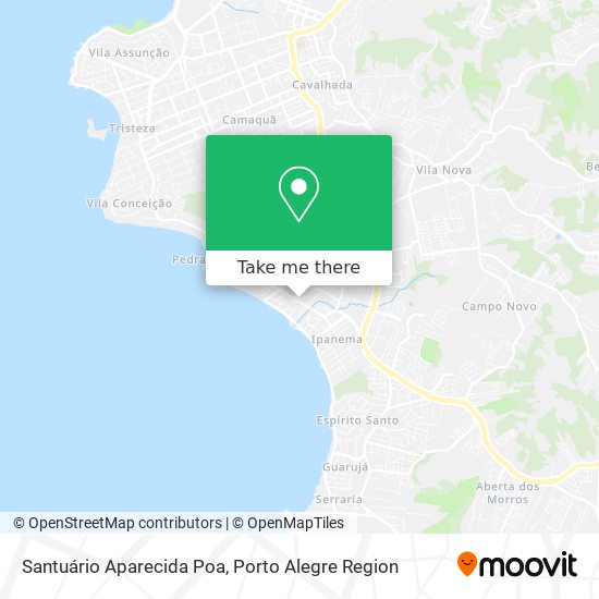 Santuário Aparecida Poa map