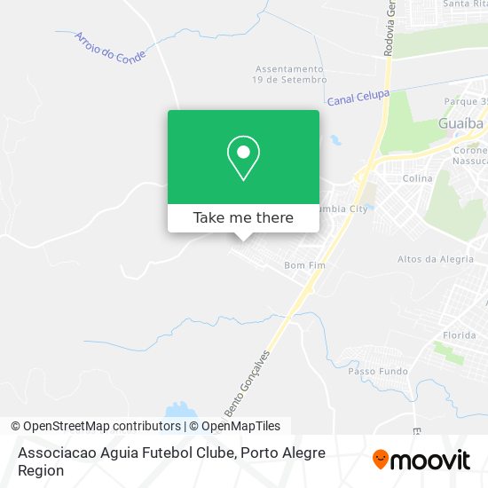 Mapa Associacao Aguia Futebol Clube