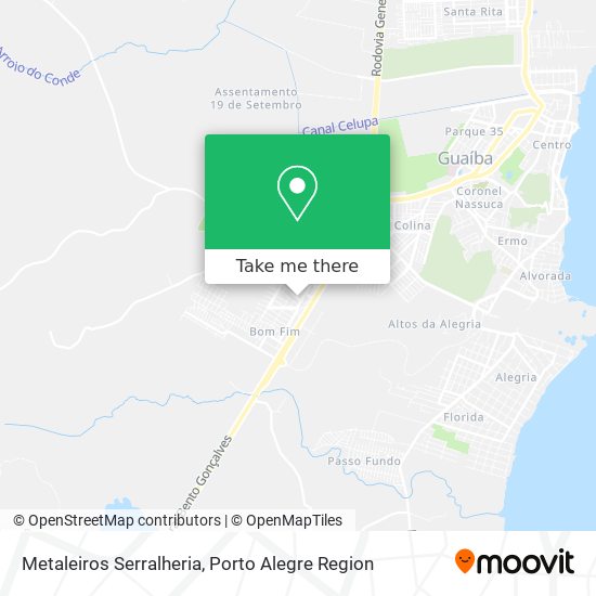 Mapa Metaleiros Serralheria