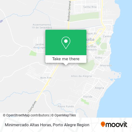 Minimercado Altas Horas map