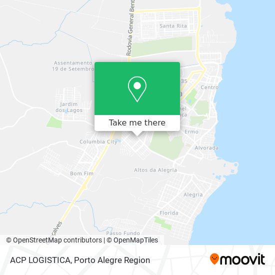 Mapa ACP LOGISTICA