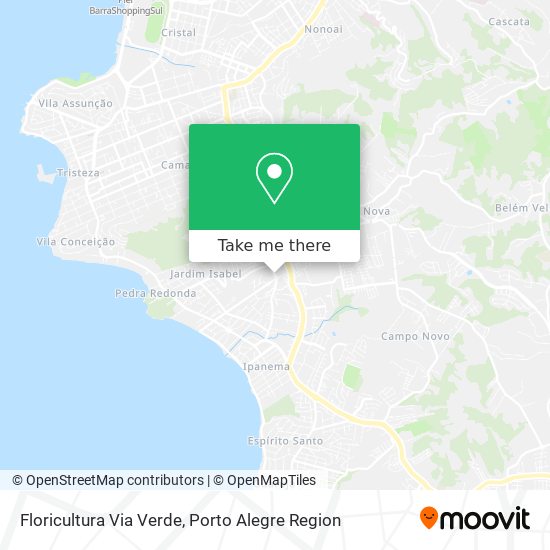 Floricultura Via Verde map