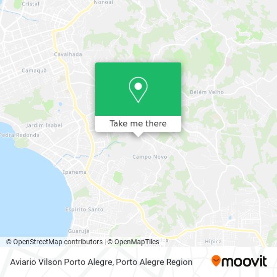 Aviario Vilson Porto Alegre map