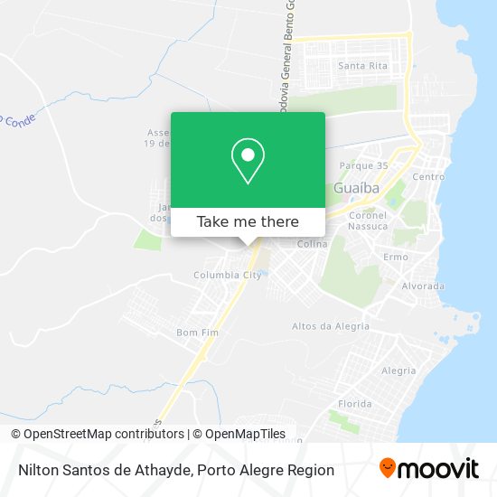 Nilton Santos de Athayde map