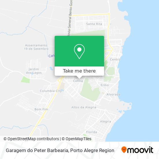 Mapa Garagem do Peter Barbearia