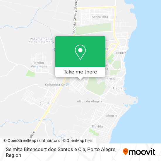 Mapa Selmita Bitencourt dos Santos e Cia