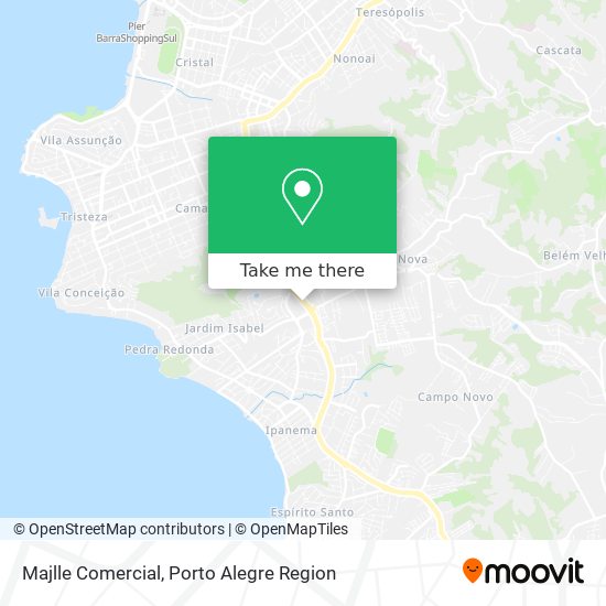 Majlle Comercial map