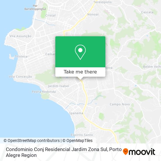 Condominio Conj Residencial Jardim Zona Sul map