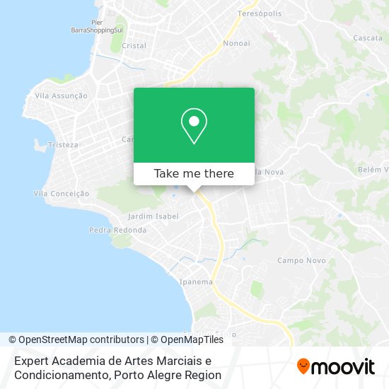 Mapa Expert Academia de Artes Marciais e Condicionamento