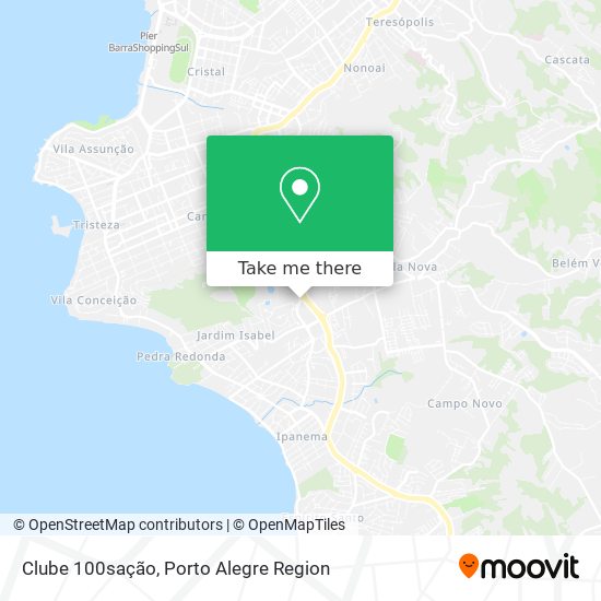 Clube 100sação map