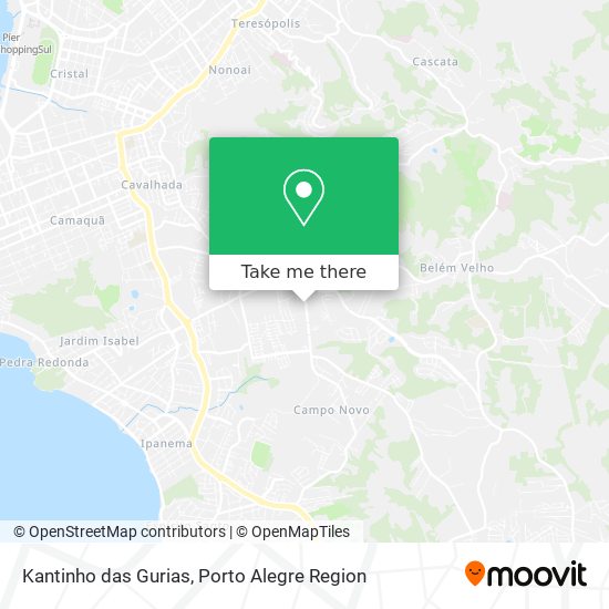 Kantinho das Gurias map