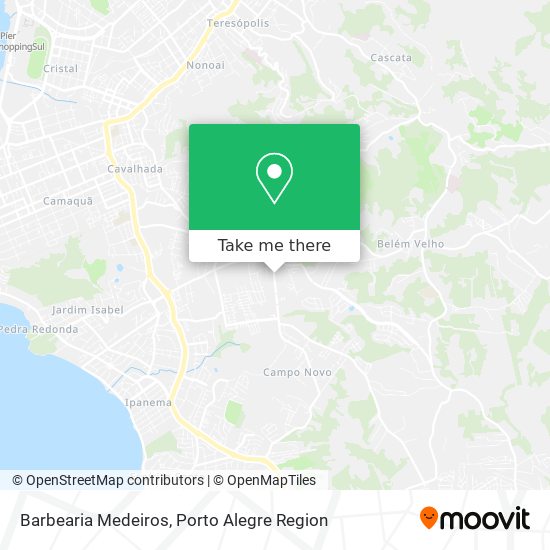 Barbearia Medeiros map