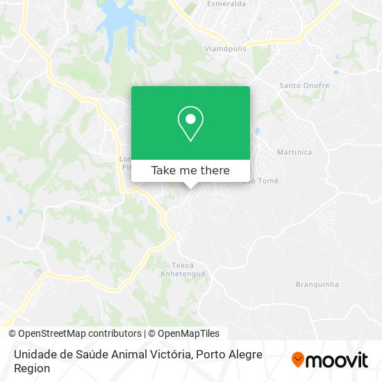 Unidade de Saúde Animal Victória map