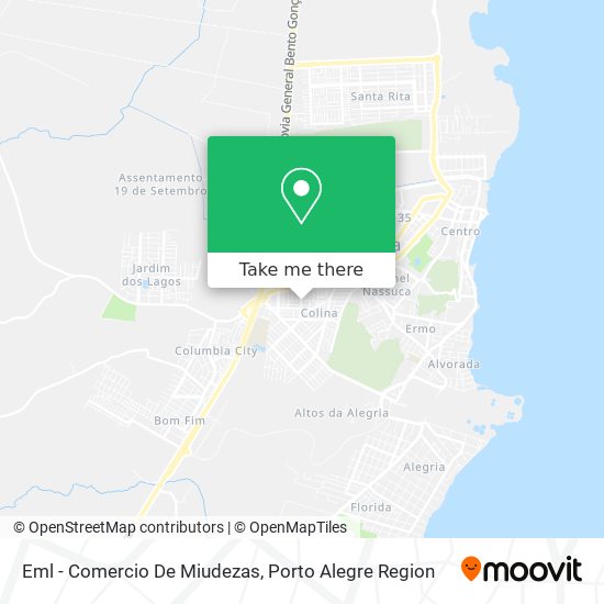 Mapa Eml - Comercio De Miudezas