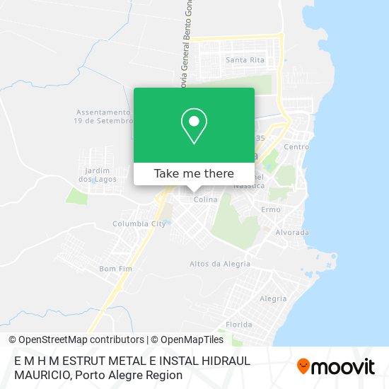 E M H M ESTRUT METAL E INSTAL HIDRAUL MAURICIO map