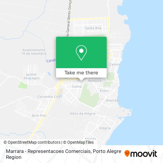 Marrara - Representacoes Comerciais map