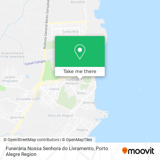 Funerária Nossa Senhora do Livramento map