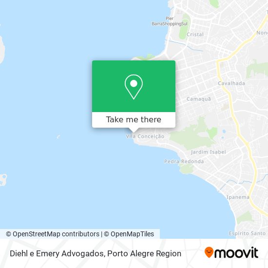 Diehl e Emery Advogados map