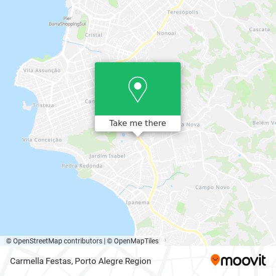 Carmella Festas map