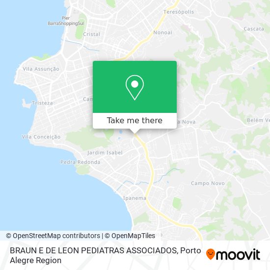 Mapa BRAUN E DE LEON PEDIATRAS ASSOCIADOS