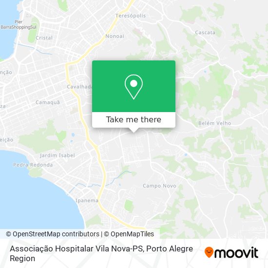 Associação Hospitalar Vila Nova-PS map