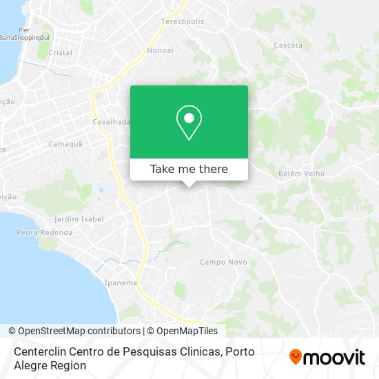 Centerclin Centro de Pesquisas Clinicas map