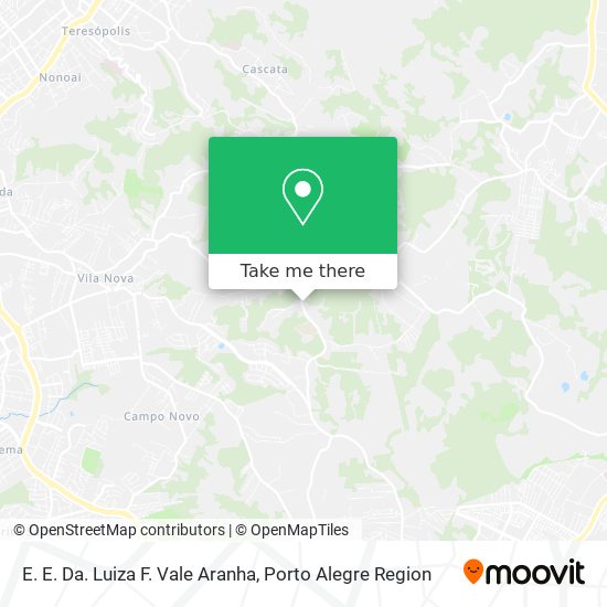 E. E. Da. Luiza F. Vale Aranha map