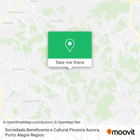 Sociedade Beneficente e Cultural Floresta Aurora map