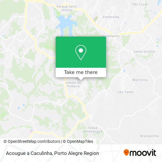 Acougue a Caculinha map