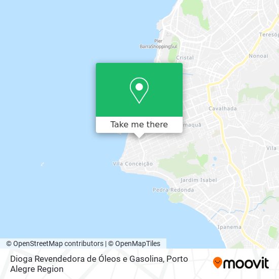 Mapa Dioga Revendedora de Óleos e Gasolina